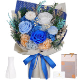 MAMAMIKO preserved flowers bouquet with lasting beauty for home decor