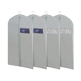 MARMINS garment bag with a transparent window for quick clothing identification.
