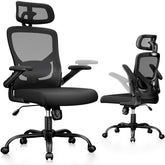 Marsail ergonomic mesh chair backrest supports proper spine alignment during long work sessions.