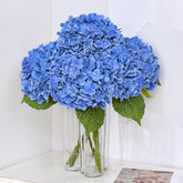 MARTINE MALL 3Pcs hydrangea closeup petals with realistic texture for elegant decor