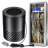 Martronic gun safe dehumidifier front view demonstrates compact profile for tight spaces