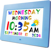 Massii digital teaching clock front display shows bright, readable time for kids.