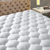 MATBEBY king size mattress pad cooling topper improves sleep comfort