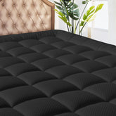 MATBEBY cooling queen mattress pad on bed for cooler sleep surface