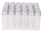 MaxMau 100 tiny glass bottles with 15ml capacity for crafts.