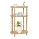 MaxSmeo narrow side table with oval top, ideal for compact spaces beside the sofa, and easy access.