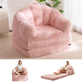 MAXYOYO folding sofa bed in closed state saves space and provides seating.