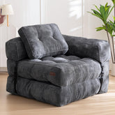 MAXYOYO folding sofa bed with L-shaped design offers flexible seating and sleeping options.