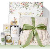 Mayicivo ivory knitted tassel blanket for warm comfort