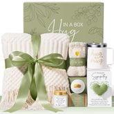 Mayicivo sympathy gift basket blanket close-up showing soft 50x66 inch warmth for comfort.
