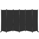 MAYOLIAH 6-panel folding privacy screen provides wide, flexible space and privacy.