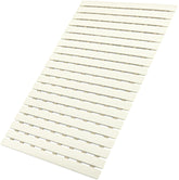 MBOSS bath tub mat with suction cups for secure grip on smooth surfaces.