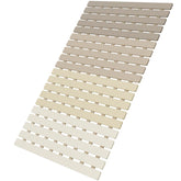 MBOSS bath tub shower mat with hundreds of suction cups for secure grip.