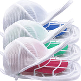 MCHKJ hat washer 3-pack with mesh bags protects caps during machine wash