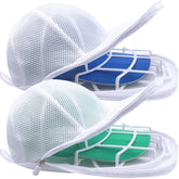 MCHKJ hat washer cage with front view and cap rack for shape protection