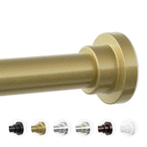 Mcrbeay 1in-diameter shower rod offers sturdy support for heavy curtains.