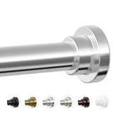 Mcrbeay heavy-duty 1-inch shower rod for durable bathroom setup