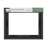 MCS Canvas Float Frame 11x14 black front view for finished canvases