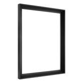 MCS Canvas Float Frame 16x20 front view in black, ready to elevate artwork