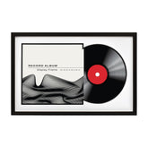 MCS Double Groove Frame closed-front in black displays your LP cover securely.