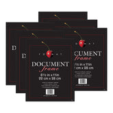 MCS Format 8.5x11 frame front view for a crisp diploma display in home or office