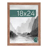 MCS Museum Poster Frame 18x24 woodgrain ready to display posters, photos, prints