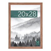 MCS Museum Poster Frame 20x28 in woodgrain with plexi front protects posters from dust.