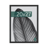 MCS Studio Gallery 20x27 frame in black woodgrain displays posters.