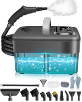 Mecmic steam cleaner front viewβportable home cleaning versatility