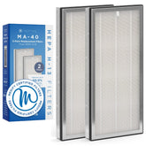 Medify MA-40 genuine replacement filter pack for optimal purifier performance.