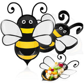 Meekoo airplane plates dinner set with playful aircraft design for easy serving.