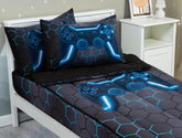 Meeting Story twin comforter with zipper for secure, easy bed setup