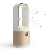 MEIIS 13.5-inch bladeless desk fan showing safe family-friendly design and efficient cooling