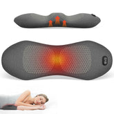 MEIJINEX 3in1 Smooth Spine massager on sofa delivers targeted lumbar relief.