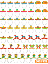 Melisheer Cinco de Mayo headbands display varied sombrero designs for festive outfits