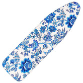 Memeaty ironing board cover with secure elastic edge for non-slip use.