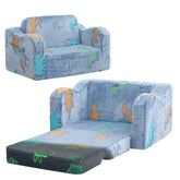 MeMoreCool glowing dinosaur chair front view, ideal for cozy storytelling