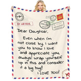 Menghao Dear Daughter blanket close-up of soft fabric texture for warmth