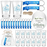 MEPIG it's a boy shot glasses for baby shower keepsakes and guest favors.