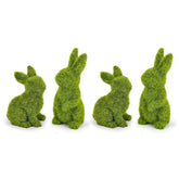 MicoSim Easter moss bunny decor in resin adds spring charm to any space.