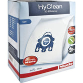 Miele AirClean 3D efficiency bag pack close-up showing tight seal for improved filtration.