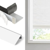Miideayin 58-inch blackout strips on the side track extend coverage for privacy.