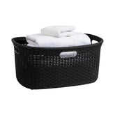 Mind Reader 40L laundry basket top view ideal for quick clothes drop-offs