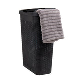 Mind Reader 40L slim laundry hamper with ample capacity for daily loads.
