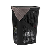 Mind Reader slim laundry hamper with lid keeps laundry discreet and organized