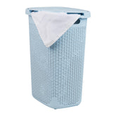 Mind Reader slim laundry hamper with lid, discreet storage in tight spaces.