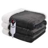 Minervada heated blanket full size 72x84 for full-body warmth on couch or bed