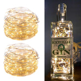 Minetom fairy lights 33ft warm white on a patio for romantic ambience