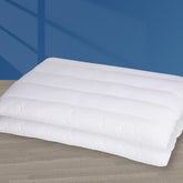 MINUPWELL ultra flat pillow packaging shown, compact and ready to ship.