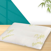 MINUPWELL Ultra Thin Pillow front view showing slim profile for stomach sleepers and neck support